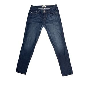 PAIGE Kylie Crop MidRise Skinny Straight Jeans Stretch Denim Blend Women Size 27